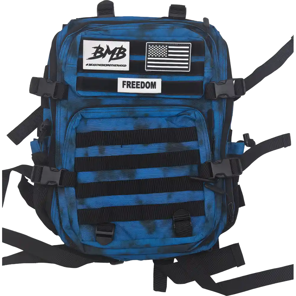 25L Tactical Backpack Blue Camo