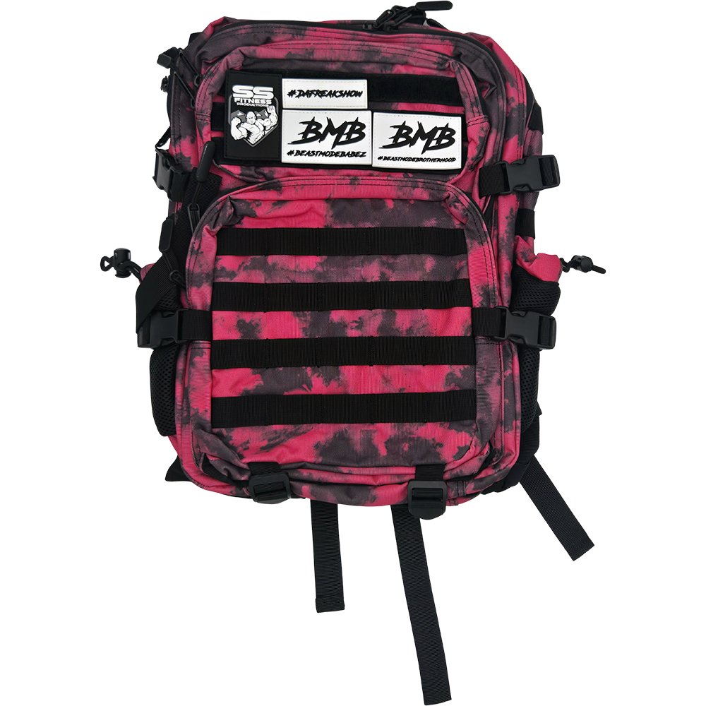 25L Tactical Backpack Pink Tye Dye