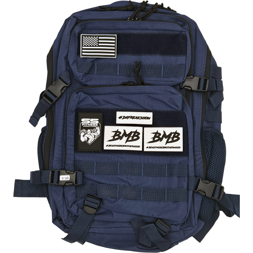 45L Tactical Backpack Navy Blue