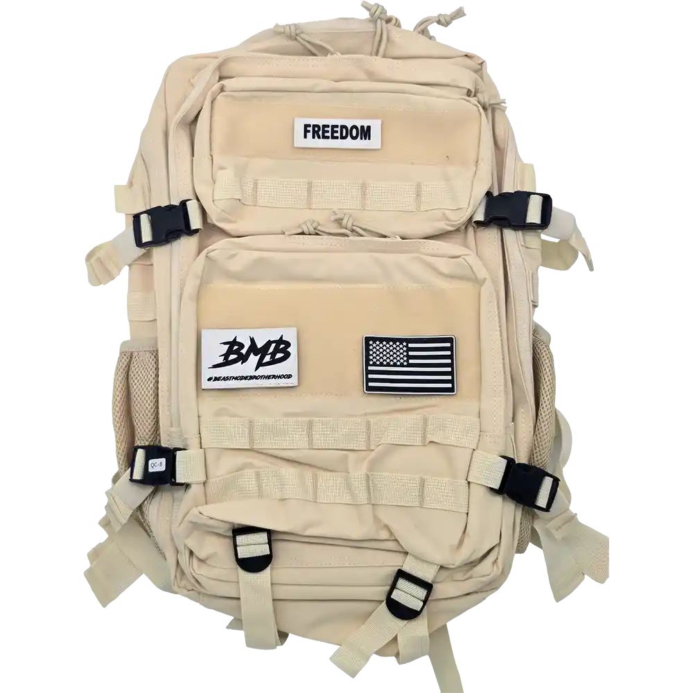 45L Tactical Backpack Off White