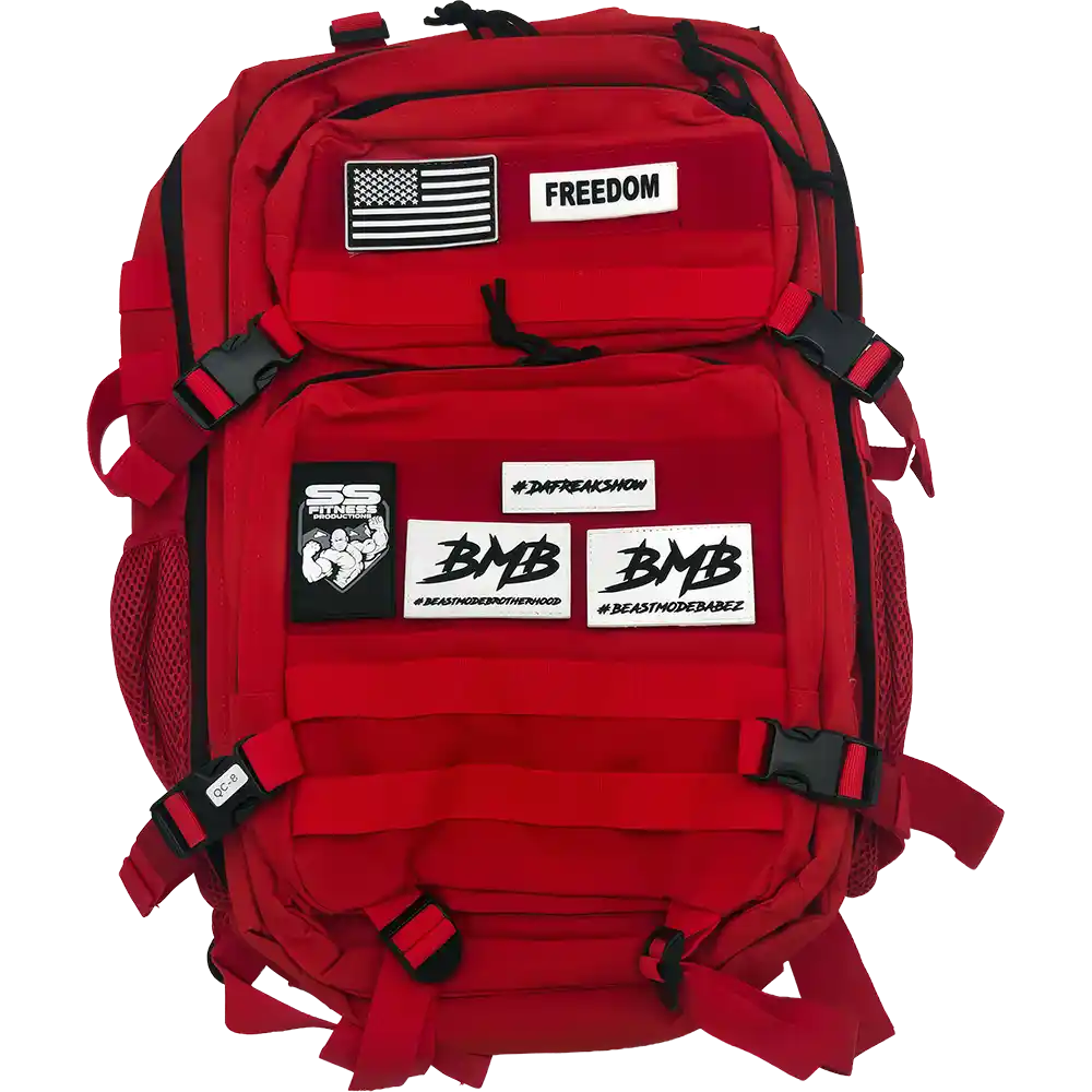 45L Tactical Backpack Red