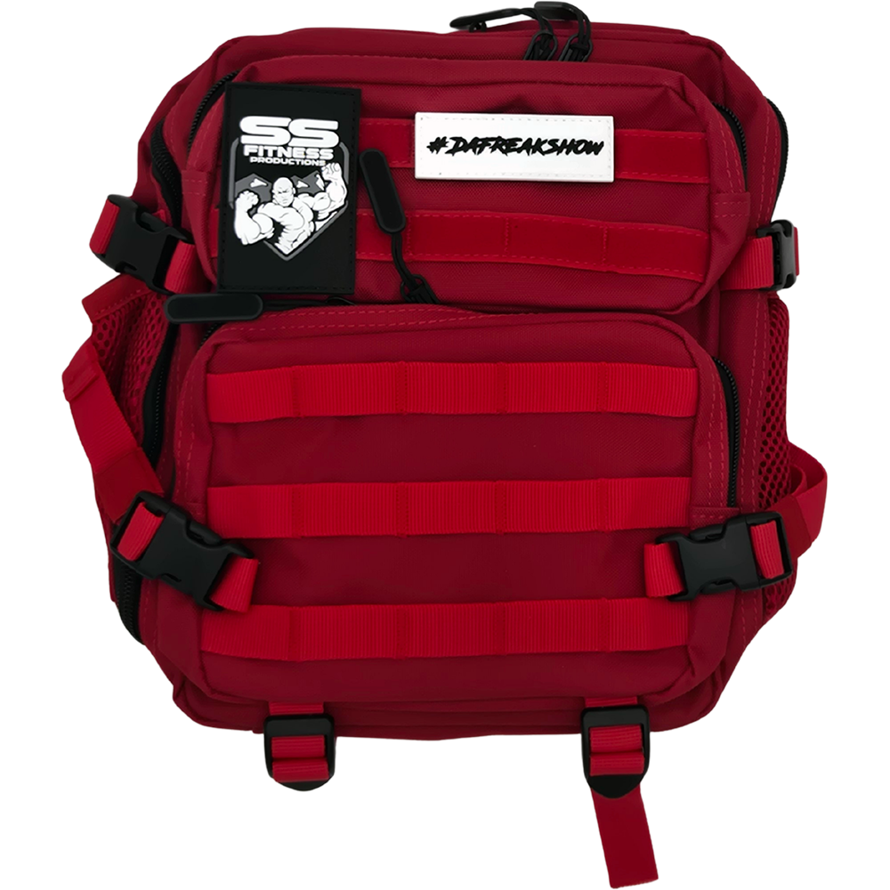 9L Mini Tactical Backpack Red with Black