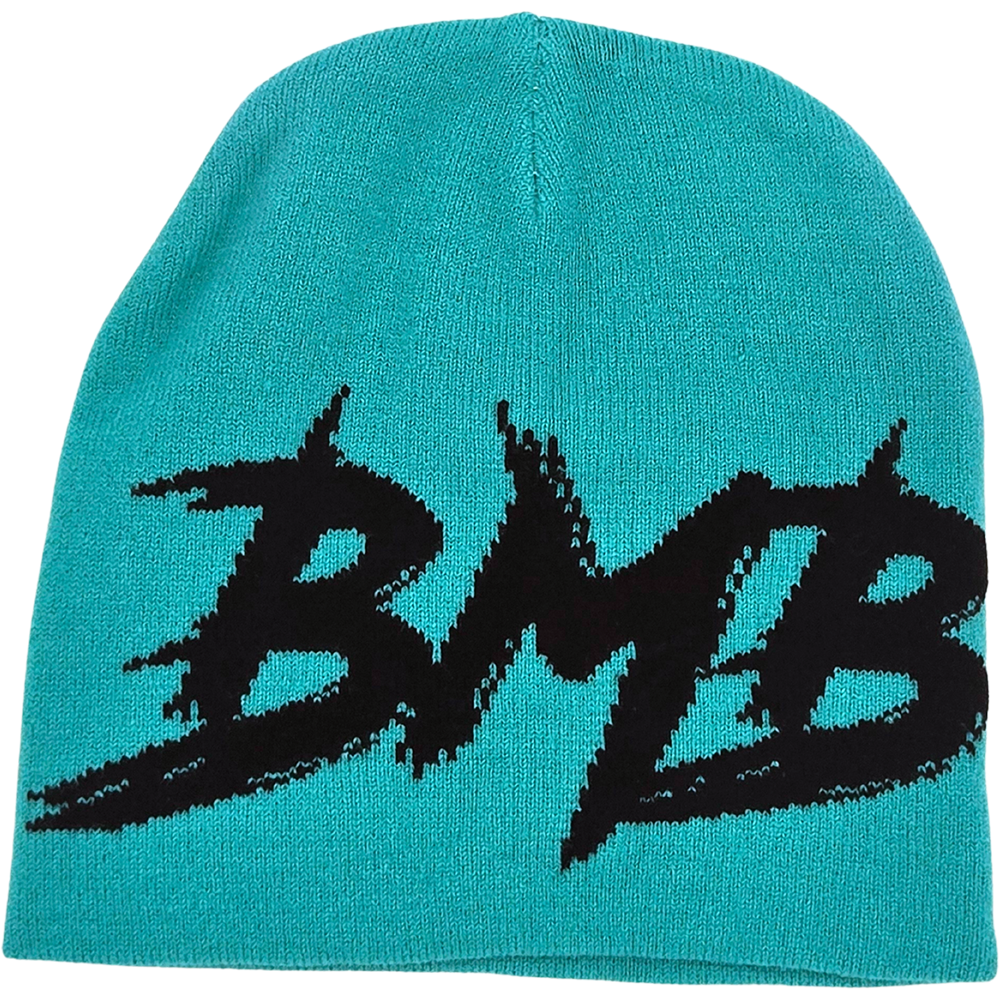 BMB Teal with Black Beanie